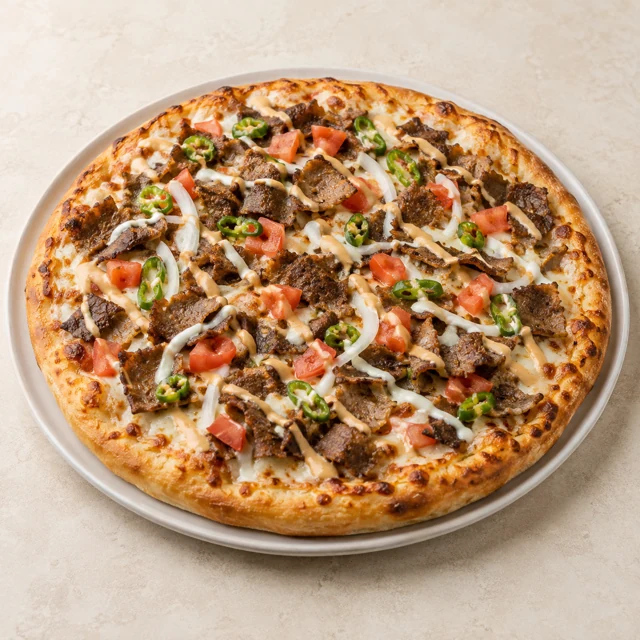 Beef Gyro Pizza