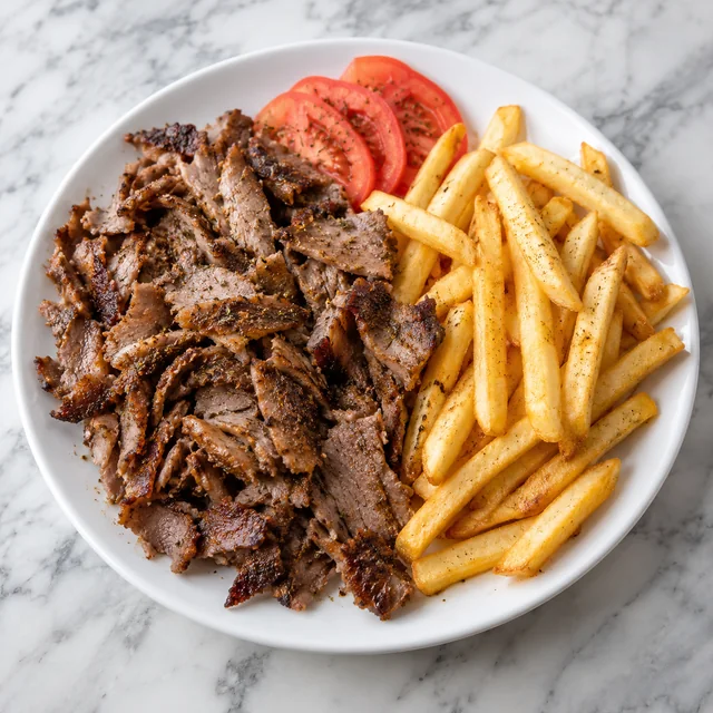 Beef Gyro with Rice or Fries